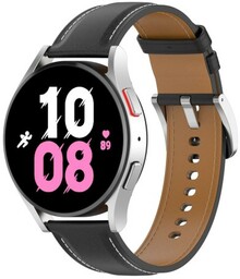 Bizon Pasek Strap Watch Casual 20 mm do Galaxy Watch FE/7/6/6 Classic/5/5Pro/4/4 Classic, czarny