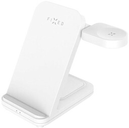 Fixed Ładowarka indukcyjna 3w1 Powerstation for Samsung, Qi, 15 W, biała