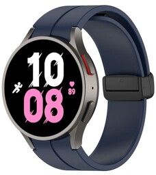 Bizon Silikonowy pasek Strap Watch Silicone do Galaxy Watch FE/7/6/6 Classic/5/5 Pro/4/4 Classic, granatowy