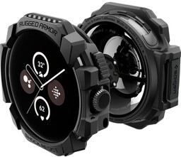 Spigen Etui Rugged Armor do Google Pixel Watch 3 / 2 / 1 (41mm), czarne
