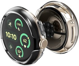 Spigen Etui Thin Fit do Google Pixel Watch 3 / 2 / 1 (41mm), przezroczyste