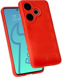 Bizon Pancerne etui Case Tur do Xiaomi Poco F6, czerwone