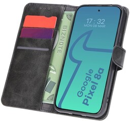 Bizon Etui z klapką Case Pocket do Google Pixel 8a, czarne