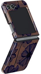 Burga Etui Velvet Night Tough do Galaxy Z Flip6, brązowo-granatowe