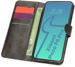 Bizon Etui z klapką Case Pocket do Xiaomi Poco F6 Pro, czarne