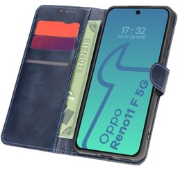 Bizon Etui z klapką Case Pocket do Oppo Reno11 F 5G, granatowe