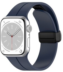 Bizon Silikonowy pasek Strap Watch Silicone do Apple Watch 38/40/41/42mm, granatowy