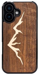 Bewood Drewniane etui do iPhone 16, Góry Imbuia