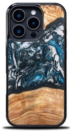 Bewood Drewniane etui do iPhone 16 Pro, Unique Planets Ziemia