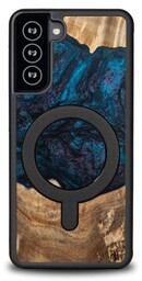 Bewood Drewniane etui Unique Planets - Neptun do MagSafe do Galaxy S21 FE