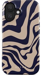 Burga Etui Vigilant Tough Magnetic do iPhone 16, beżowo-granatowe