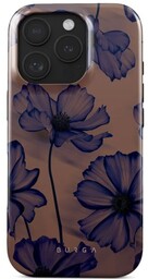 Burga Etui Velvet Night Tough Magnetic do iPhone 16 Pro, brązowo-granatowe