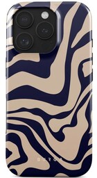 Burga Etui Vigilant Tough Magnetic do iPhone 16 Pro Max, beżowo-granatowe