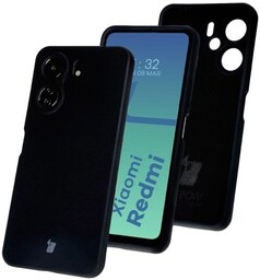 Bizon Silikonowe etui Soft Case do Xiaomi Redmi 13C 4G / Xiaomi Redmi 13C 5G / Xiaomi Poco C65, czarne