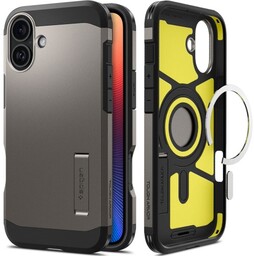 Spigen Etui Tough Armor Mag do MagSafe do iPhone 16 Plus, stalowe
