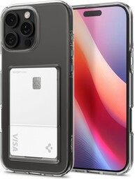 Spigen Etui ze slotem na kartę Crystal Slot do iPhone 16 Pro Max, przezroczyste