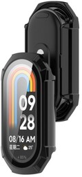 Bizon Etui ze szkłem do zegarka Case+Glass Watch do Xiaomi Smart Band 9, czarny