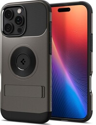 Spigen Etui Slim Armor Mag do MagSafe do iPhone 16 Pro Max, stalowe