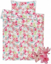 Pościel do łóżeczka niemowlęca dziecięca poszewki 135x100 - Kolibry