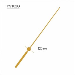 Wskazówka sekundnika 120mm złota/YS102