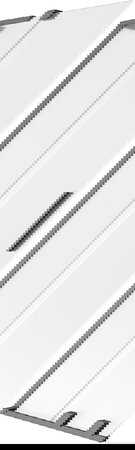 Mexen Velar L parawan nawannowy 2-skrzydłowy rozsuwany 70 x 150 cm, szron, gun gray szczotkowany - 896-070-003-31-66