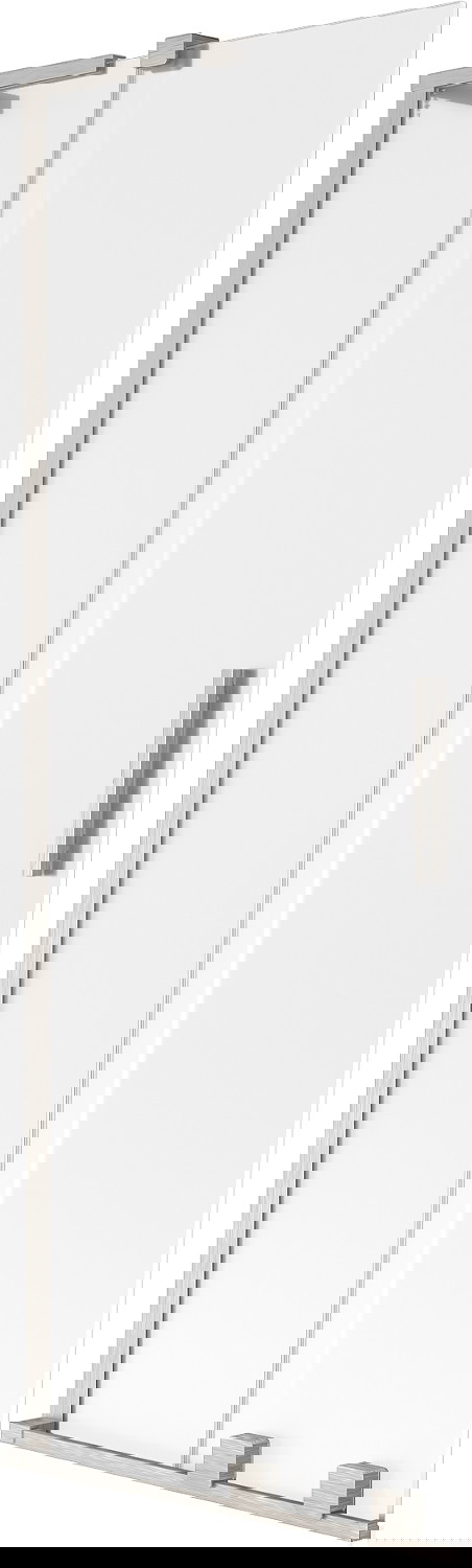 Mexen Velar L parawan nawannowy 2-skrzydłowy rozsuwany 70 x 150 cm, szron, nikiel szczotkowany - 896-070-003-31-97