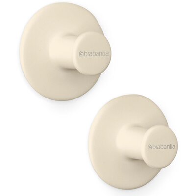 Brabantia 22 37 61 - renew - haczyki na ręcznik 2 sztuki - soft beige kod: 22 37 61