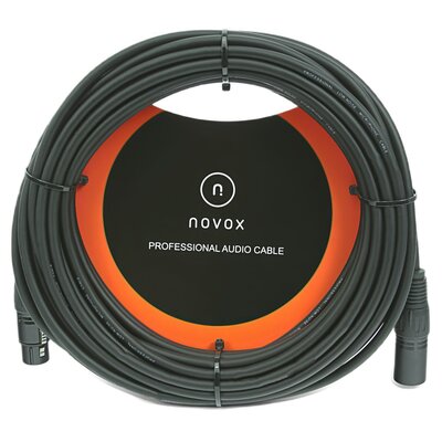 Kabel NOVOX XLR męski - XLR żeński 15 m