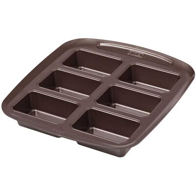 Forma 6 mini keksówek Asimetria 9 x 6 cm PYREX