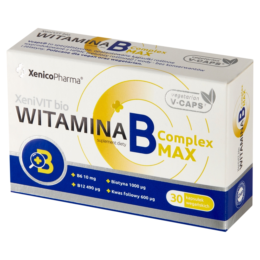 XenicoPharma Witamina B Complex MAX 30 vege kapsułek