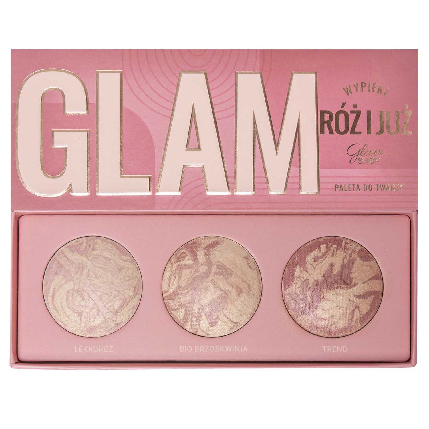 Glam Shop Paleta do twarzy Róż i Już