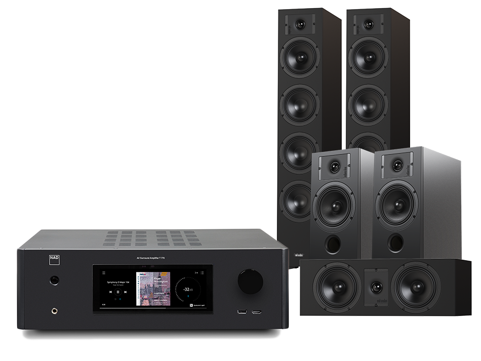 NAD T 778 + Diva 6 + 3 + 7