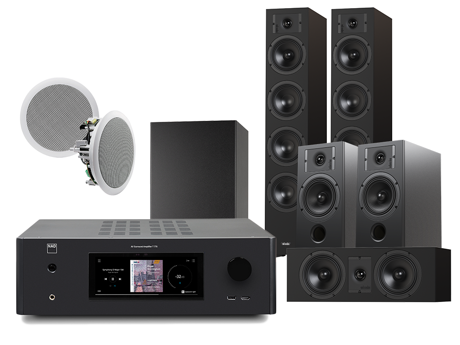 NAD T 778 + Diva 6 + 3 + 7 + RD 280 + BASSO 880
