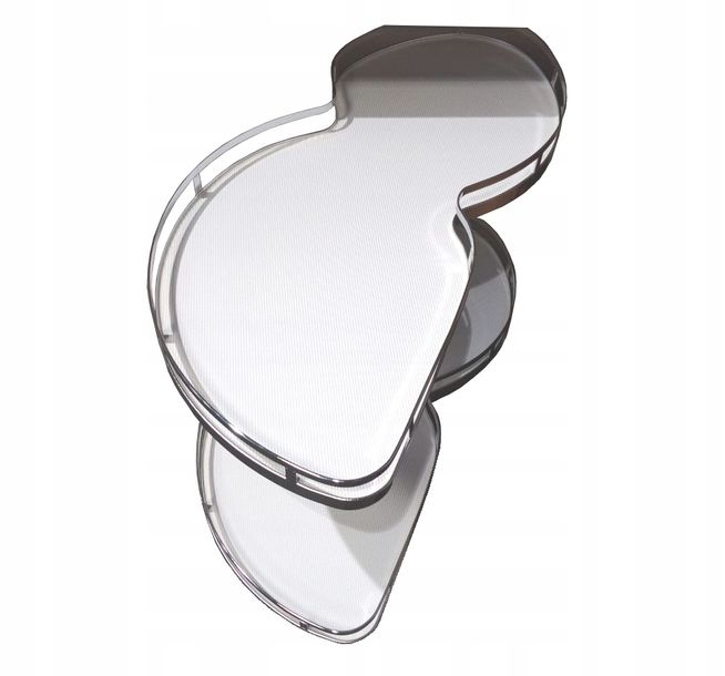 Nerka Kosz Cargo Corner Prawy Prawa Front 600mm Cichy Domyk Biały