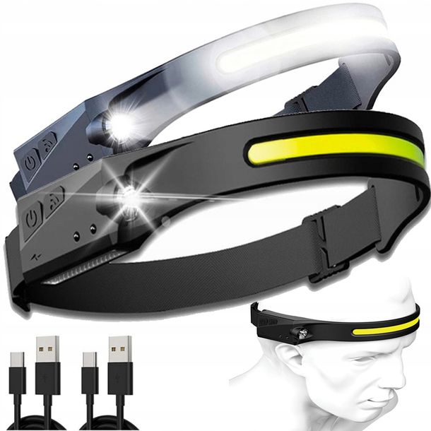 LATARKA czołowa VLF-H056 VIDEX wodoodporna czołówka USB-C 1400Lm