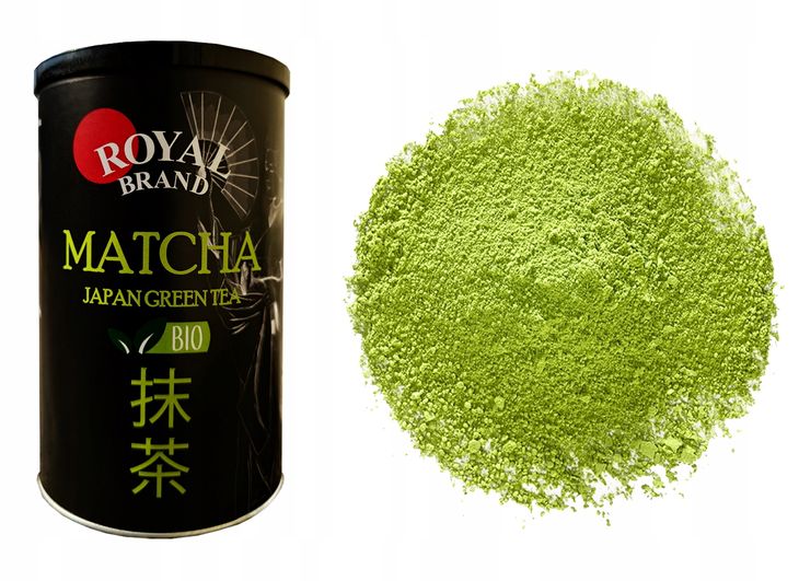﻿Herbata Zielona Matcha Japońska Bio 100g w Pięknej Tubie, Puszce na Prezent
