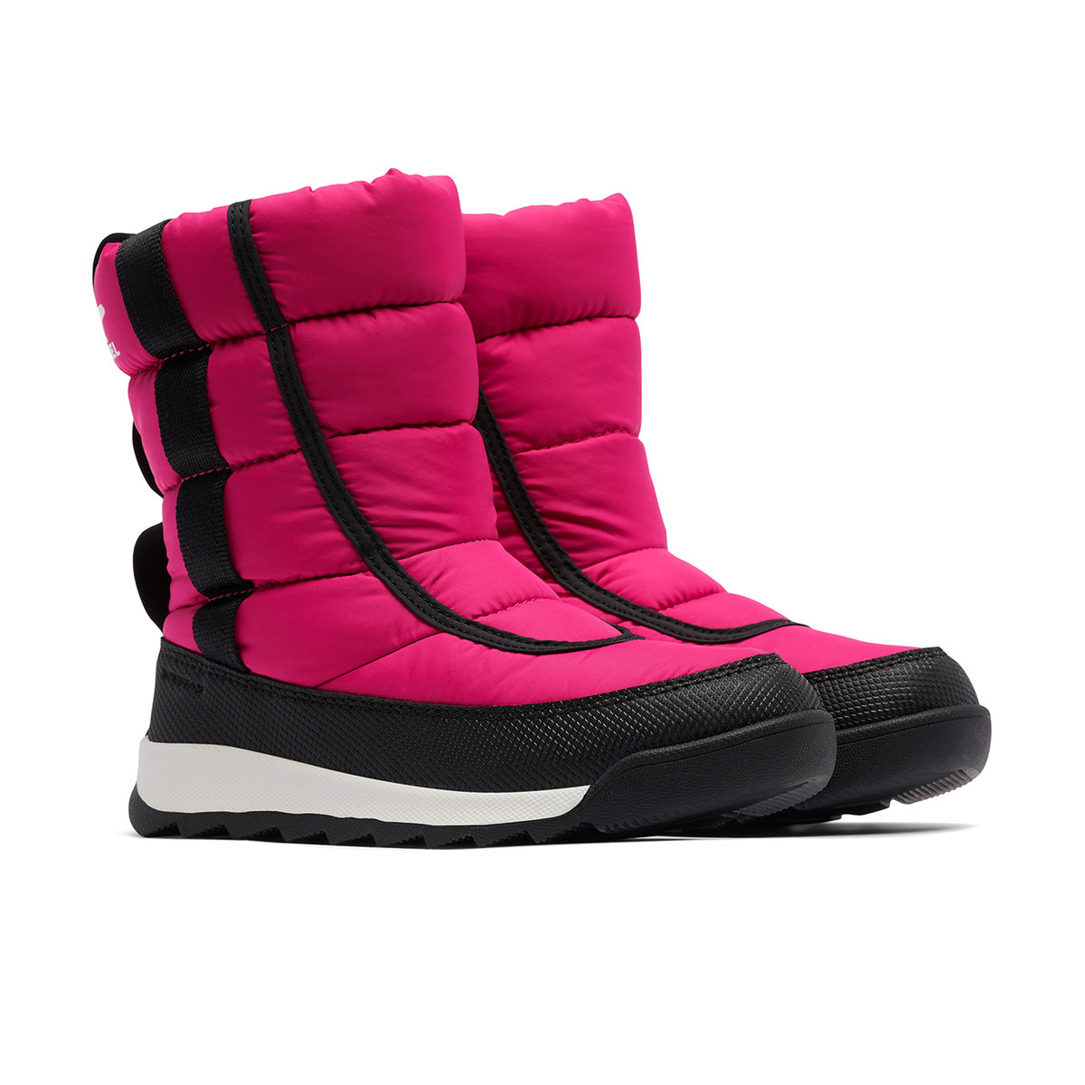 Śniegowce dziecięce Sorel Outh Whitney II Puffy Mid cactus pink/black 30 (12.5 US)