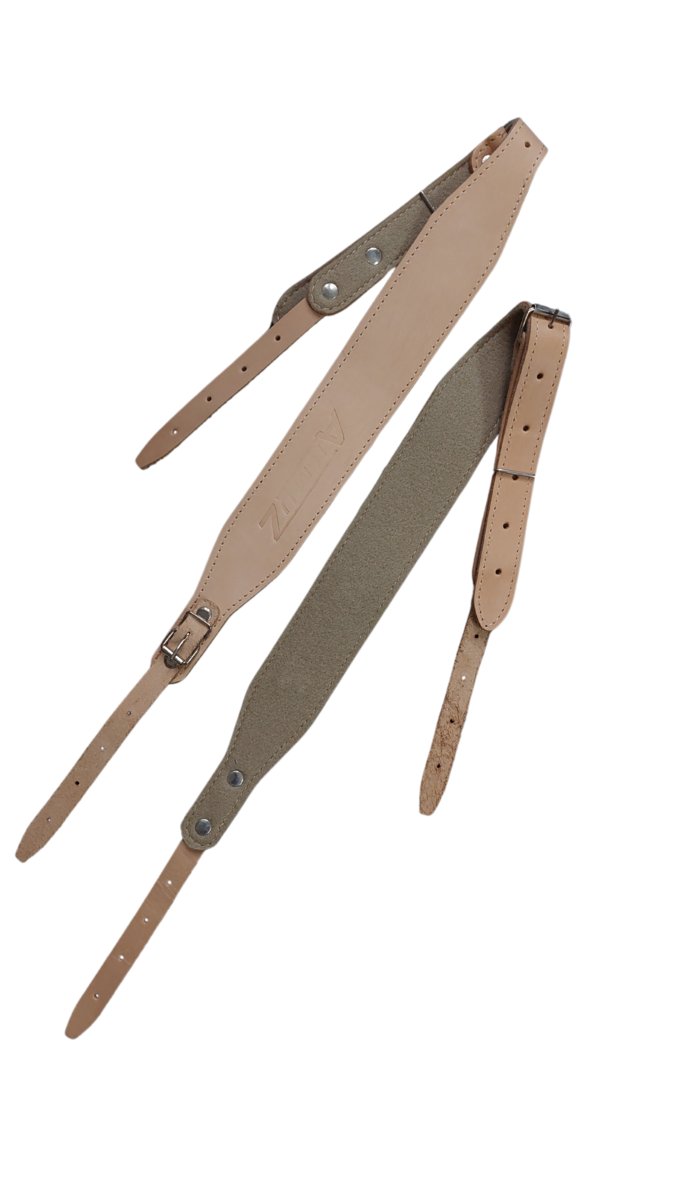 Pasy do Akordeonu Akmuz PAF-BR-80 -  80 basów -  Skóra Brązowe