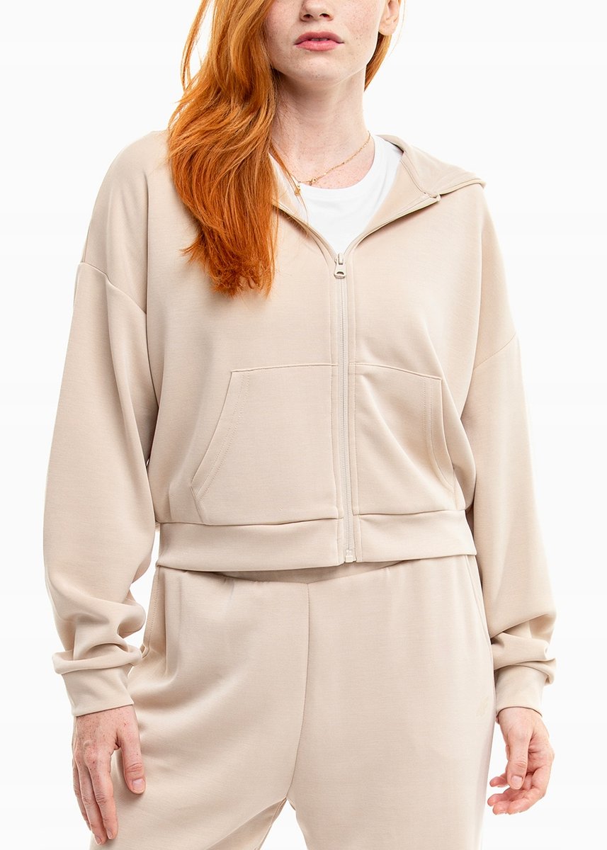 4F bluza damska z kapturem rozpinana sportowa dresowa wygodna hoodie r. M