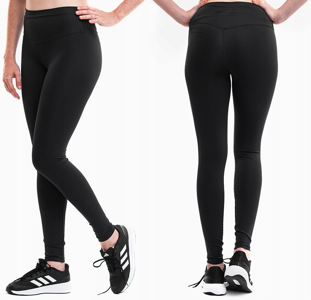 4F legginsy damskie sportowe fitness leginsy wysoki stan roz. XS