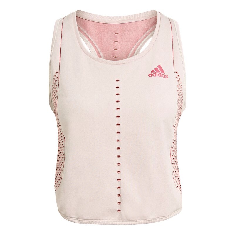 Damski podkoszulek adidas  PK Primeblue Tank Crema White M