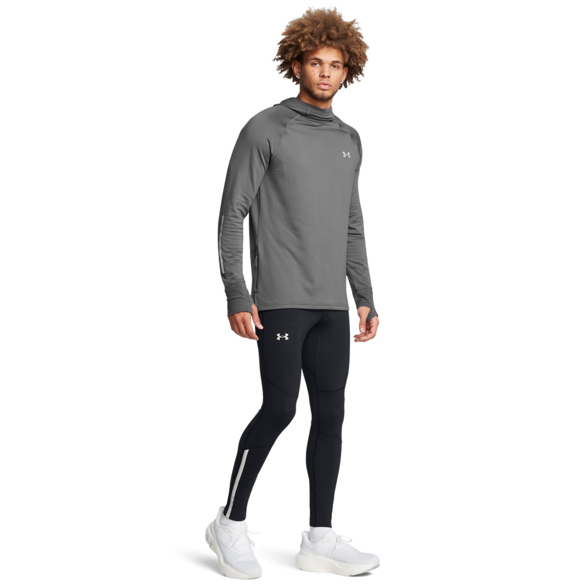Męskie legginsy do biegania Under Armour UA Launch Elite Cw Tights - czarne - UNDER ARMOUR