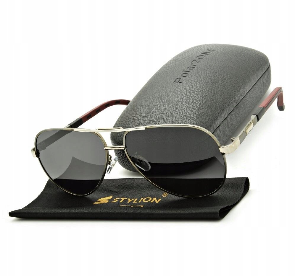 DUŻE OKULARY MĘSKIE POLARYZACYJNE PRZECIWSŁONECZNE