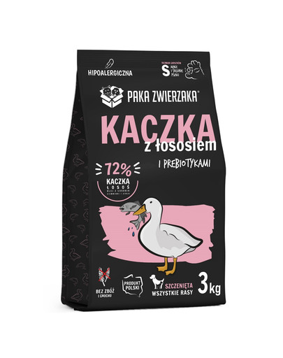 PAKA ZWIERZAKA Seven’th Heaven  Duck & Salmon PUPPY (Kaczka i łosoś SZCZENIĘTA) 3 kg