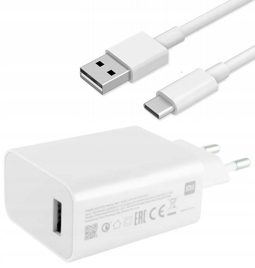 XIAOMI ŁADOWARKA FAST + KABEL MI 9 SE T NOTE 10