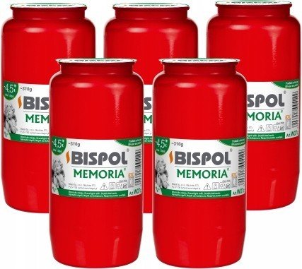 ZESTAW Wkłady do zniczy olejowe BISPOL WO7C 108H 5szt. + Zapałki DABSTER_PL 38szt.