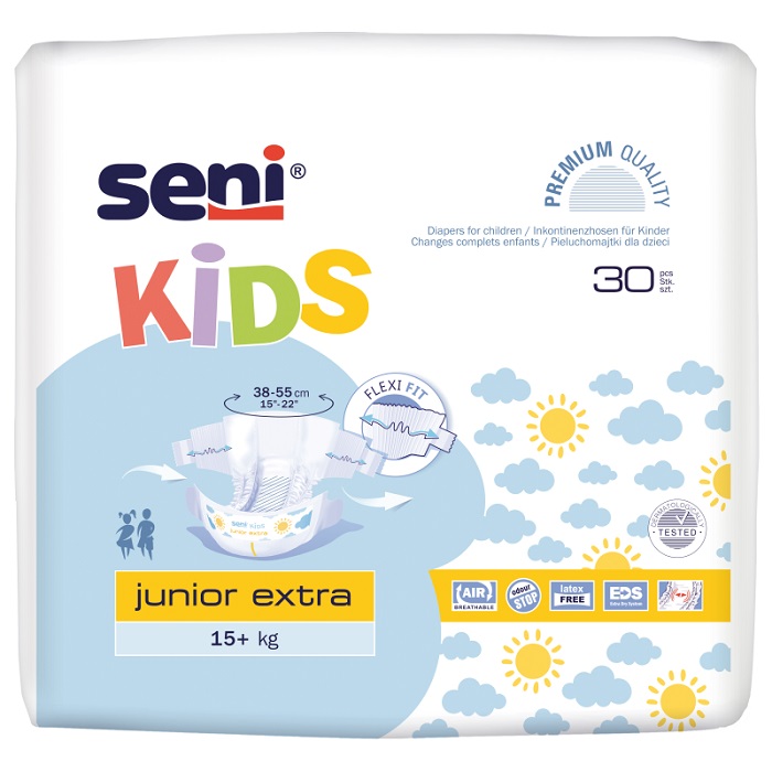 Seni Kids Junior Extra (16-30Kg) 30Szt.