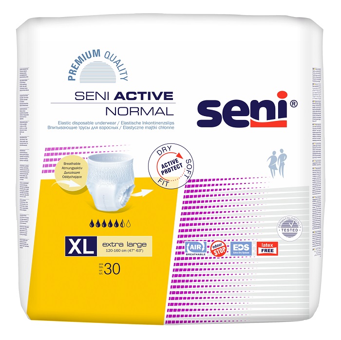 Seni Majtki chłonne Active Normal (4) Extra Large 30szt.