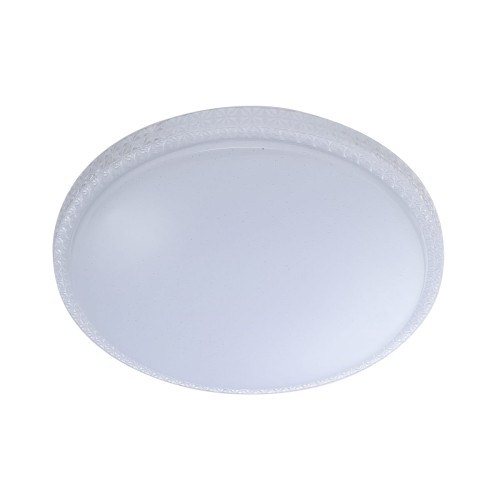 Borla D38 plafon 1xLED/24W/4000K biały PLF-63748-L-CL