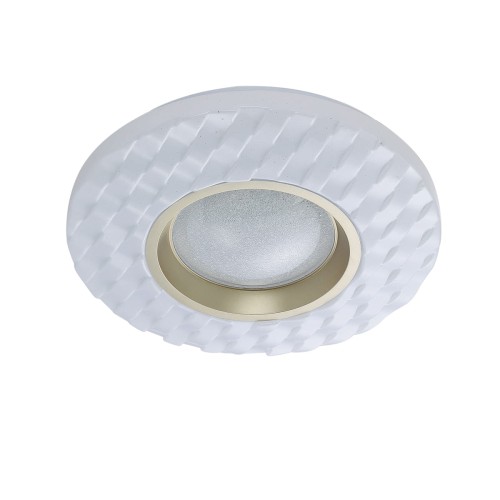 Bumi D27 plafon 1xLED/12W/4000K biały/złoty PLF-53647-S-CL